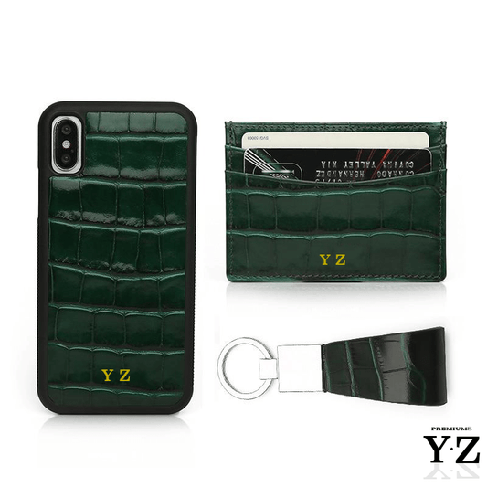 Emerald Green - Italian Leather Set
