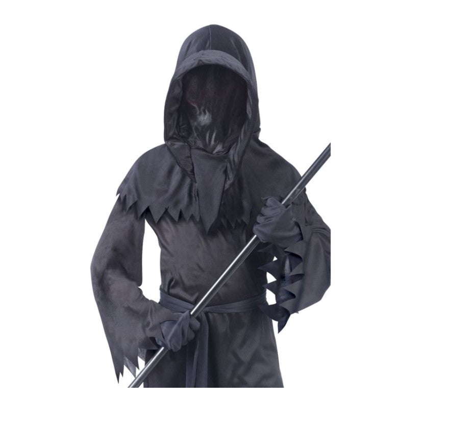 child  kids  battery  eyes  red  fade  scythe  phantom  grim  reaper  halloween  costume  cosplay  black  gift  free shipping  trend  trending