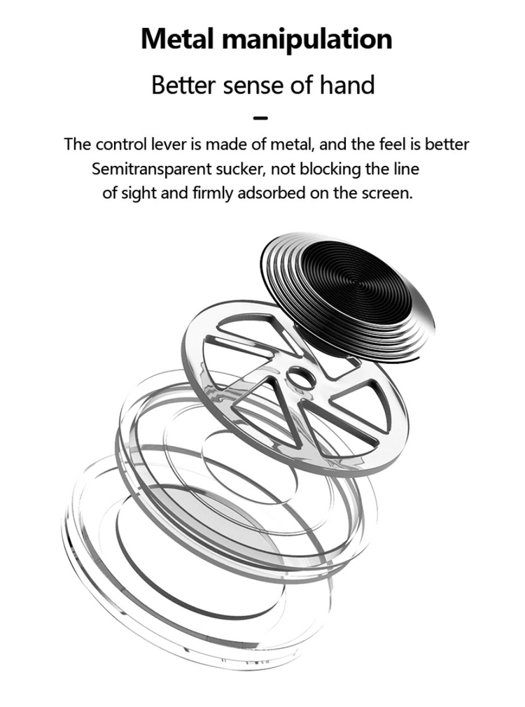 Gaming Joystick for Phones and Tablets is a tool many phone gamers love to use. Better grip that allows you to control the game in a safer and faster way.