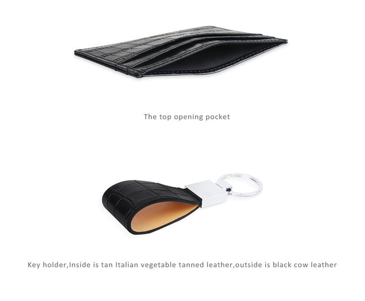 Black Crocodile - Italian Crocodile Set