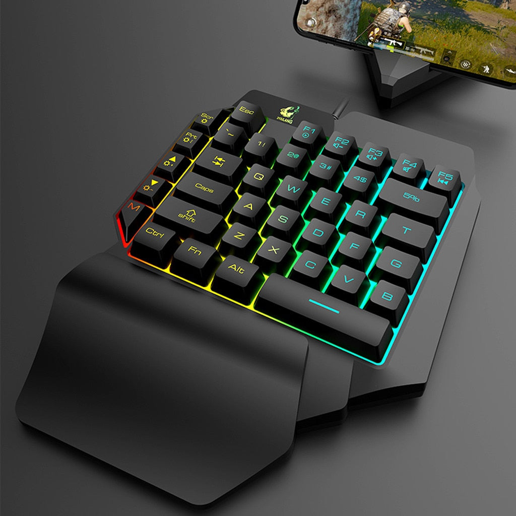 Pro Gaming Keypad w/ wire connection compatible with Phone docking, Tablets docking and PC is a tool many phone and computer gamers loves to use. Faster responsive moves that allows you to take the control in the game in a much safer and better way.