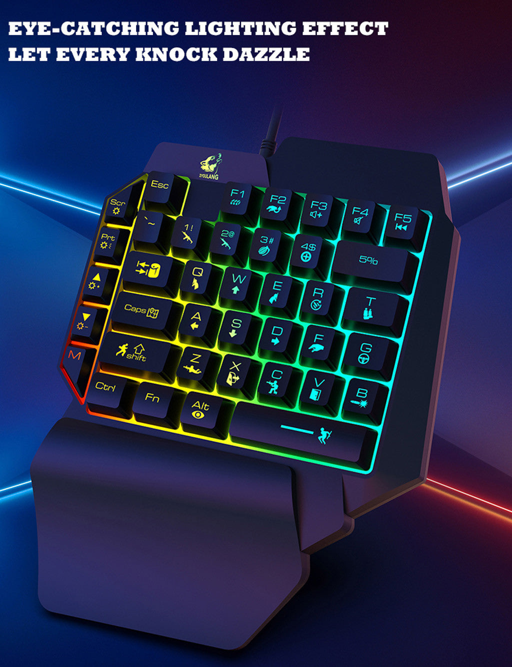 Pro Gaming Keypad w/ wire connection compatible with Phone docking, Tablets docking and PC is a tool many phone and computer gamers loves to use. Faster responsive moves that allows you to take the control in the game in a much safer and better way.