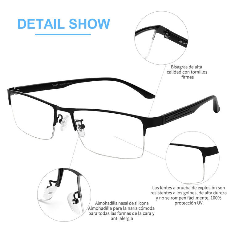 Computer Glasses | Men | Blue Light Protecting Technology