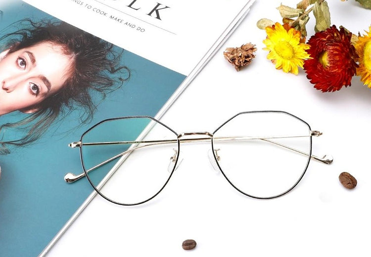 Computer Glasses | Stainless Steel Frame | Unisex | Blocking UV light