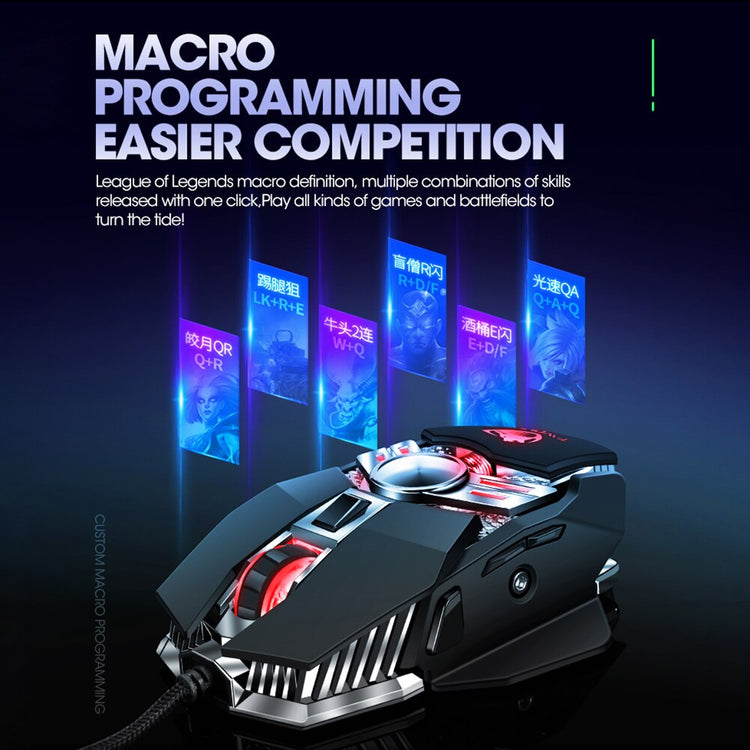 YZ Premiums wired gaming mouse amazing response free shipping in 4-13 business days delivery time in US borders!