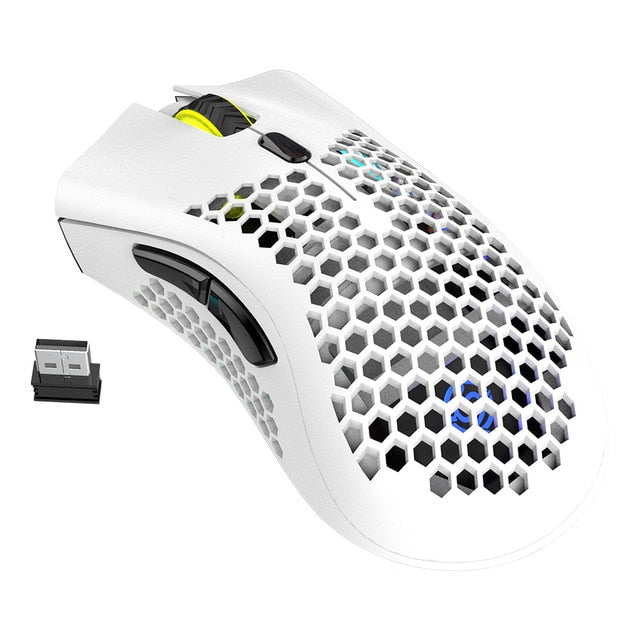 Gaming mouse will be your perfect tool if it is desirable to create value and beat the competitor in a superior way. A solid wireless connection design provides a comfortable and much faster response time to your movements.