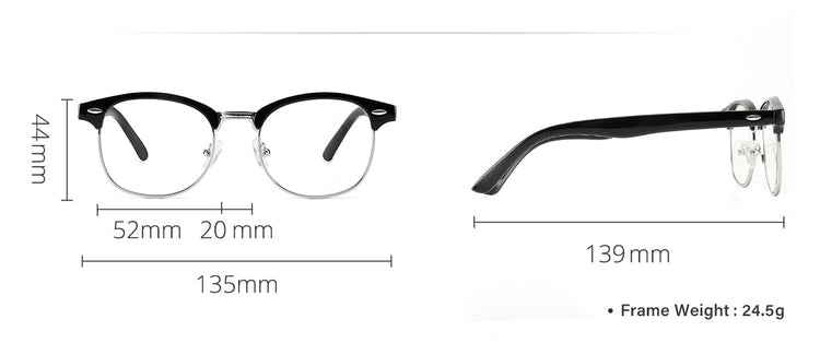 Gaming & Office Glasses | Unisex | Lightweight Blue Light Protect