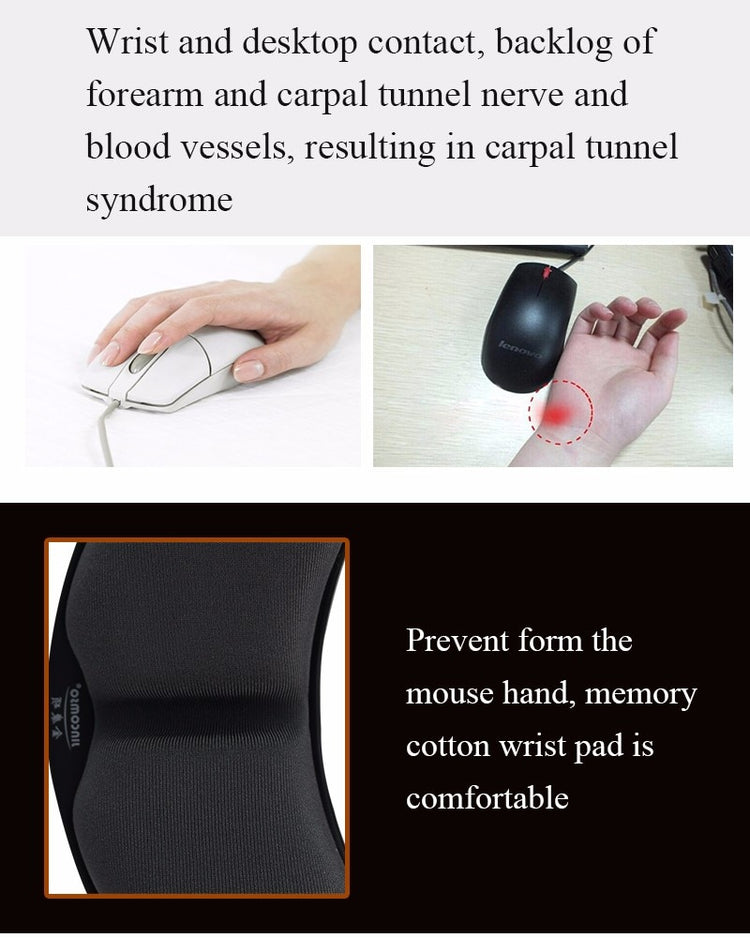 Ergonomic Wrist Rest | Rubber Hand Wrist Rest | Healthy Design