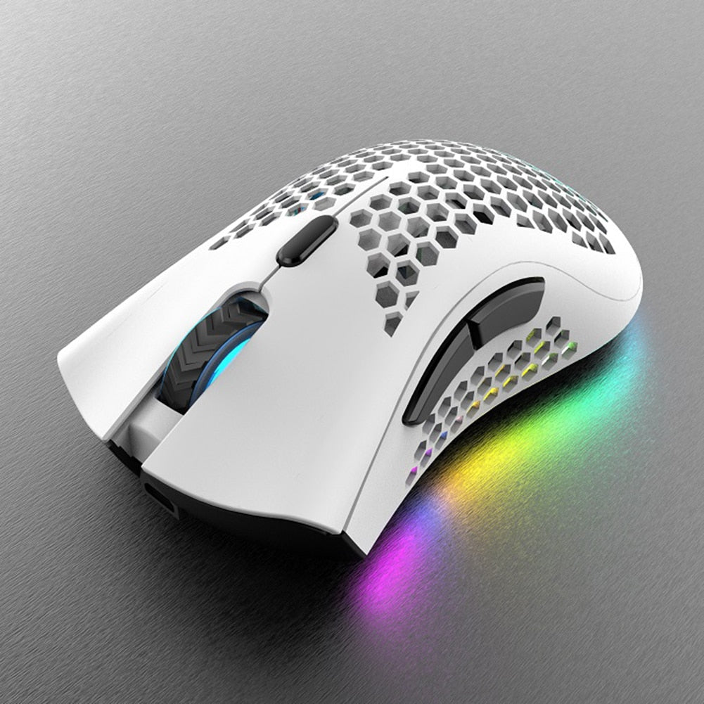 Gaming mouse will be your perfect tool if it is desirable to create value and beat the competitor in a superior way. A solid wireless connection design provides a comfortable and much faster response time to your movements.