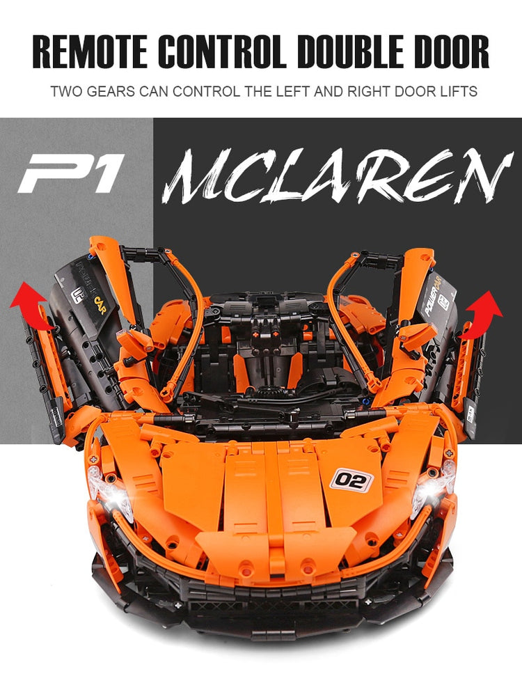 Block Bricks | Mclaren 1:8 | Car APP Remote | Perfect Gift