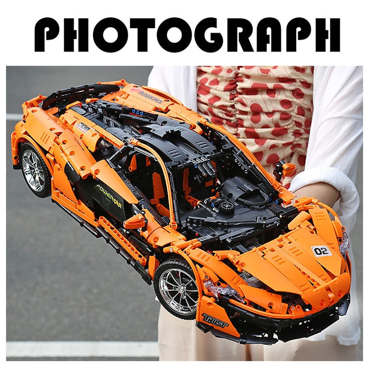 Block Bricks | Mclaren 1:8 | Car APP Remote | Perfect Gift
