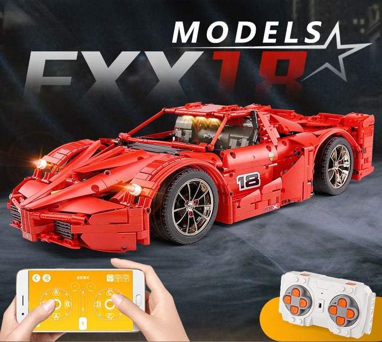 Block Bricks | 1:8 Red Lamborghini | Car APP Remote | Perfect Gifts