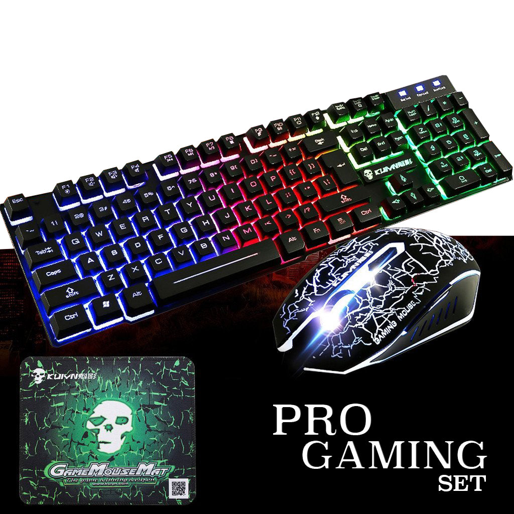 Pro Gaming Setup will be your perfect tool if it is desirable to create value and beat the competitor in a superior way. A solid wired connection design provides a comfortable and fast response time to your movements.