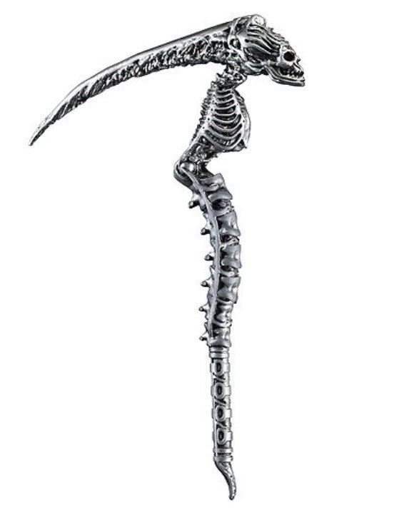 goth  ribs  spine  sin  trick-or-treat  party  cosplay  costume  free shipping  silver  scythe  halloween  trend buy yz premiums