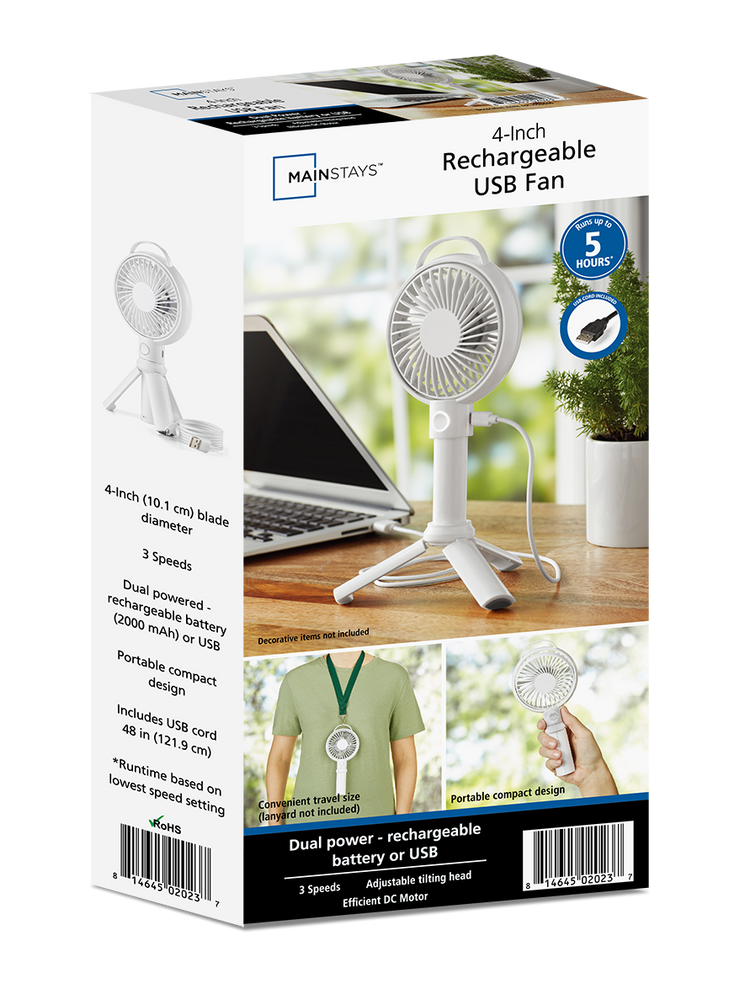 Summer Mini Fan | Portable Cooler Fan | Multiple Color