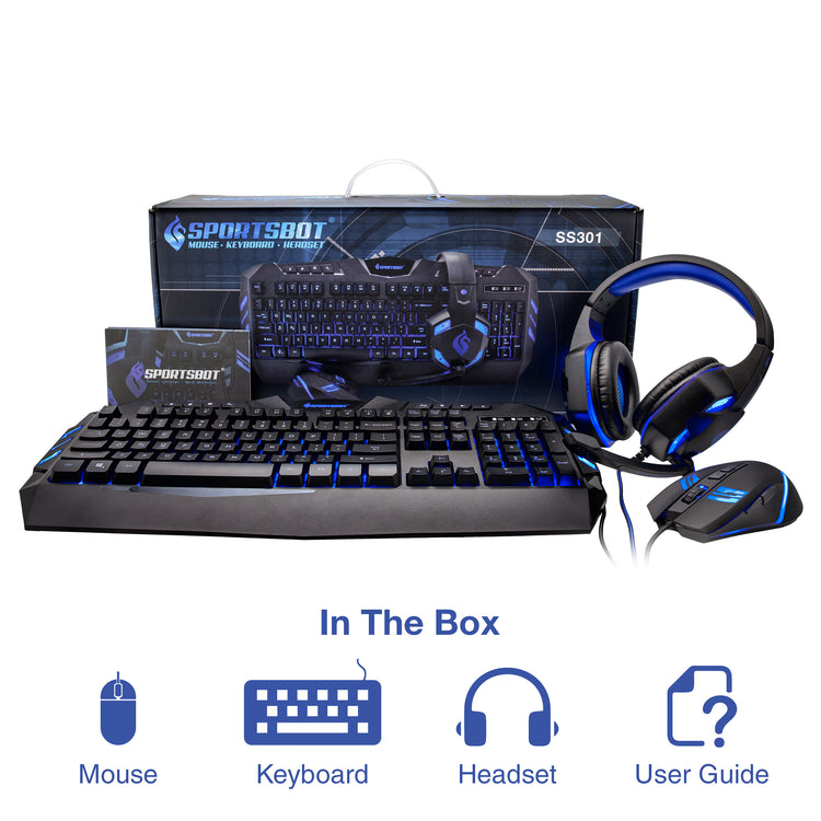 Maze Pro Series | Full Gaming Setup | Headset | Keyboard | Mouse