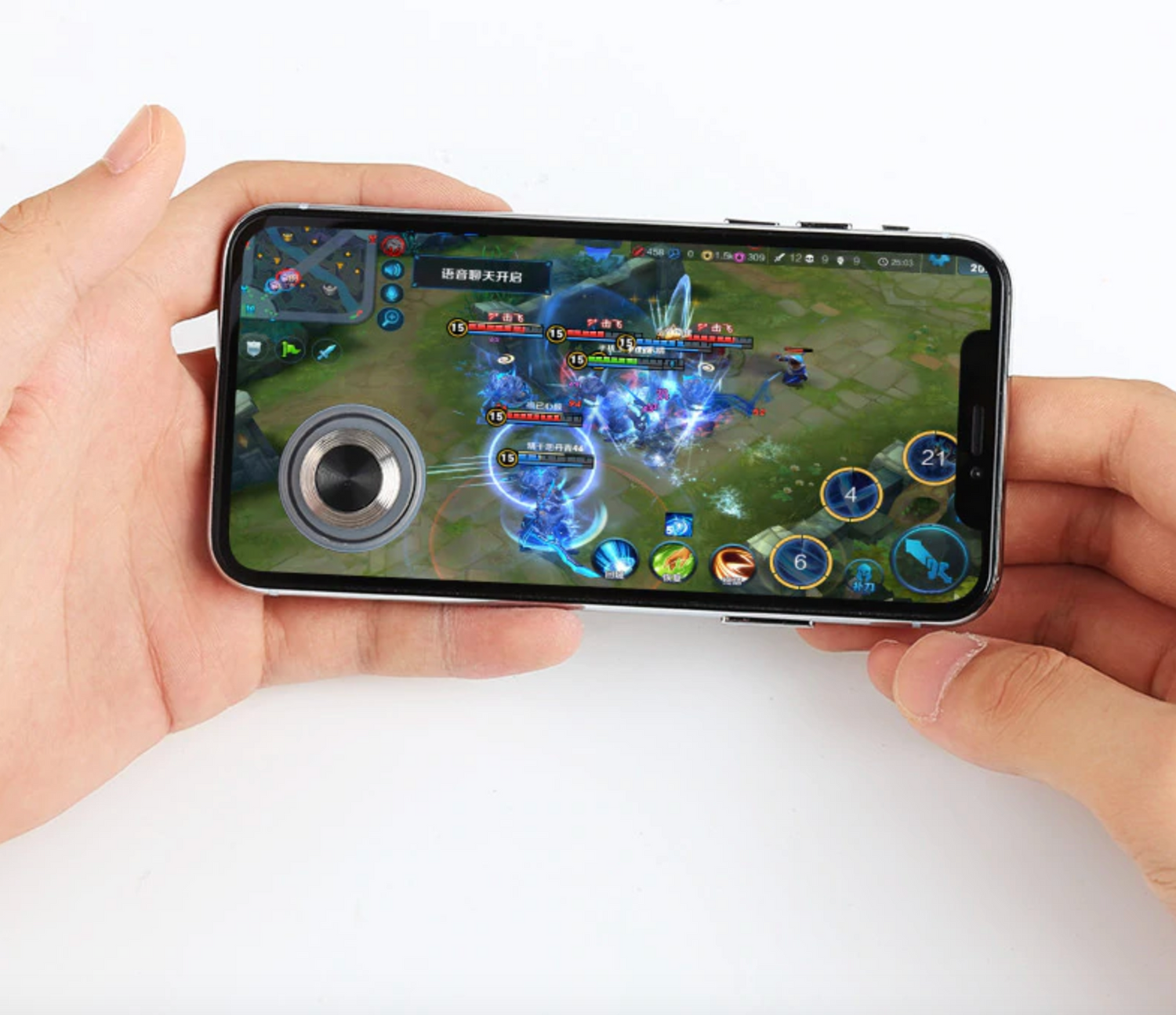 Gaming Joystick for Phones and Tablets is a tool many phone gamers love to use. Better grip that allows you to control the game in a safer and faster way. 