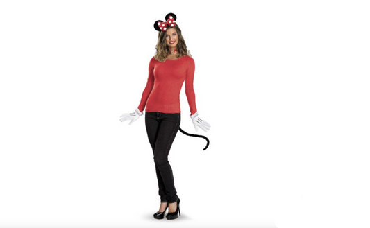 tail  gloves  cameo  character  choker  ears  disney  kit  mouse  minnie  adult  red  accessory  shipping  halloween  costume  cosplay  gift  free shipping  trend  trending