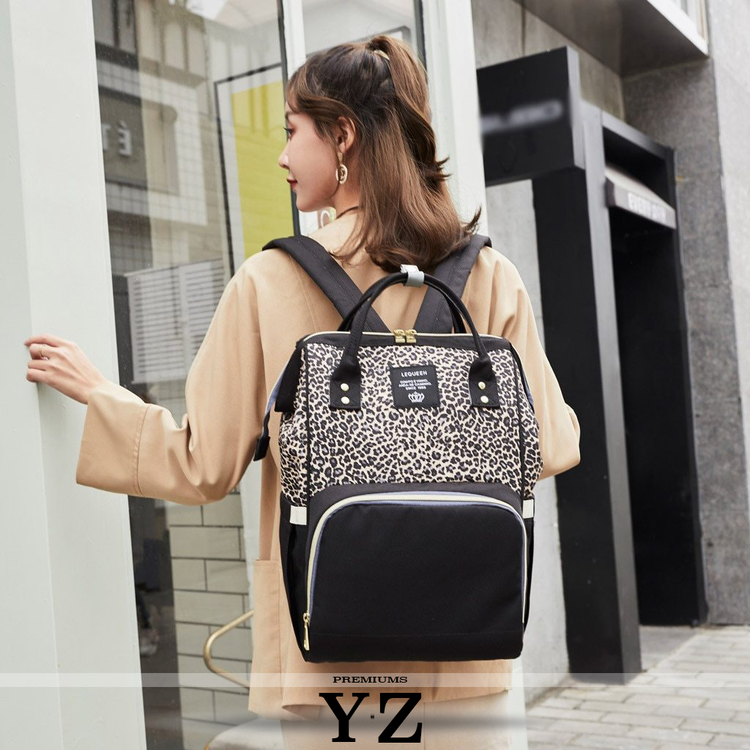 Mummy Bag | Leopard Designed Backpacks