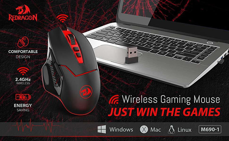 Gaming mouse will be your perfect tool if it is desirable to create value and beat the competitor in a superior way. A solid wireless connection design provides a comfortable and much faster response time to your movements.