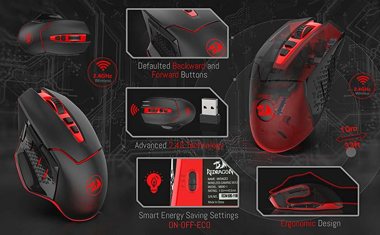 Gaming mouse will be your perfect tool if it is desirable to create value and beat the competitor in a superior way. A solid wireless connection design provides a comfortable and much faster response time to your movements.