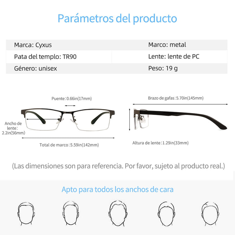 Computer Glasses | Men | Blue Light Protecting Technology