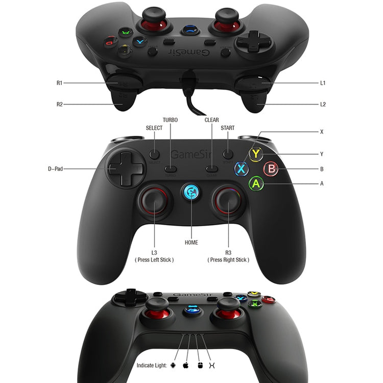 The special designed controller creates much better grip and makes sure you have no more hand pain while playing in longer periods. It also gives the gamers the unique opportunity to make a big difference between in-game opponents.