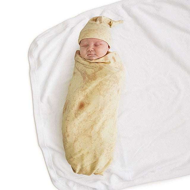YZ Premiums | Funny Baby Tortilla Blanket