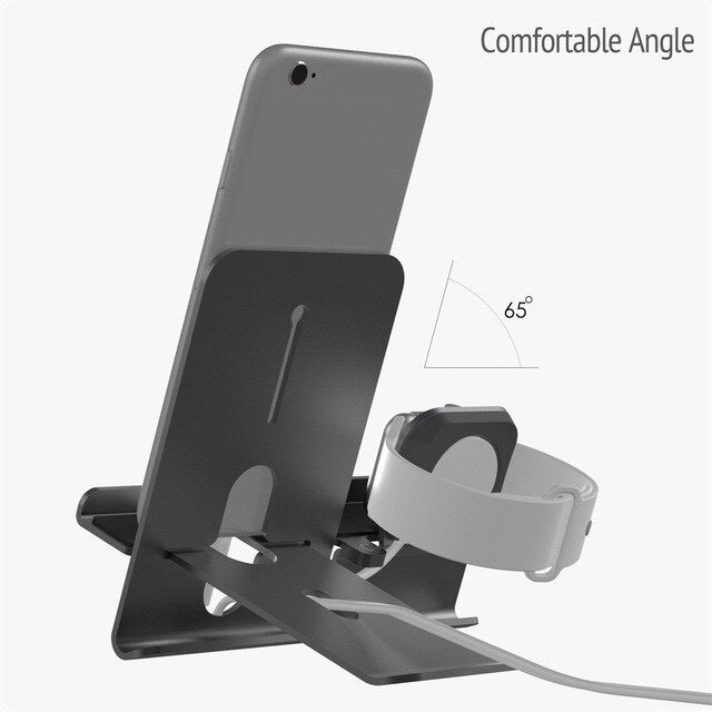 2 in 1 wireless charger that provides fast charging for both smartphone and smartwatch at the same time with its new unique technology in charging. 